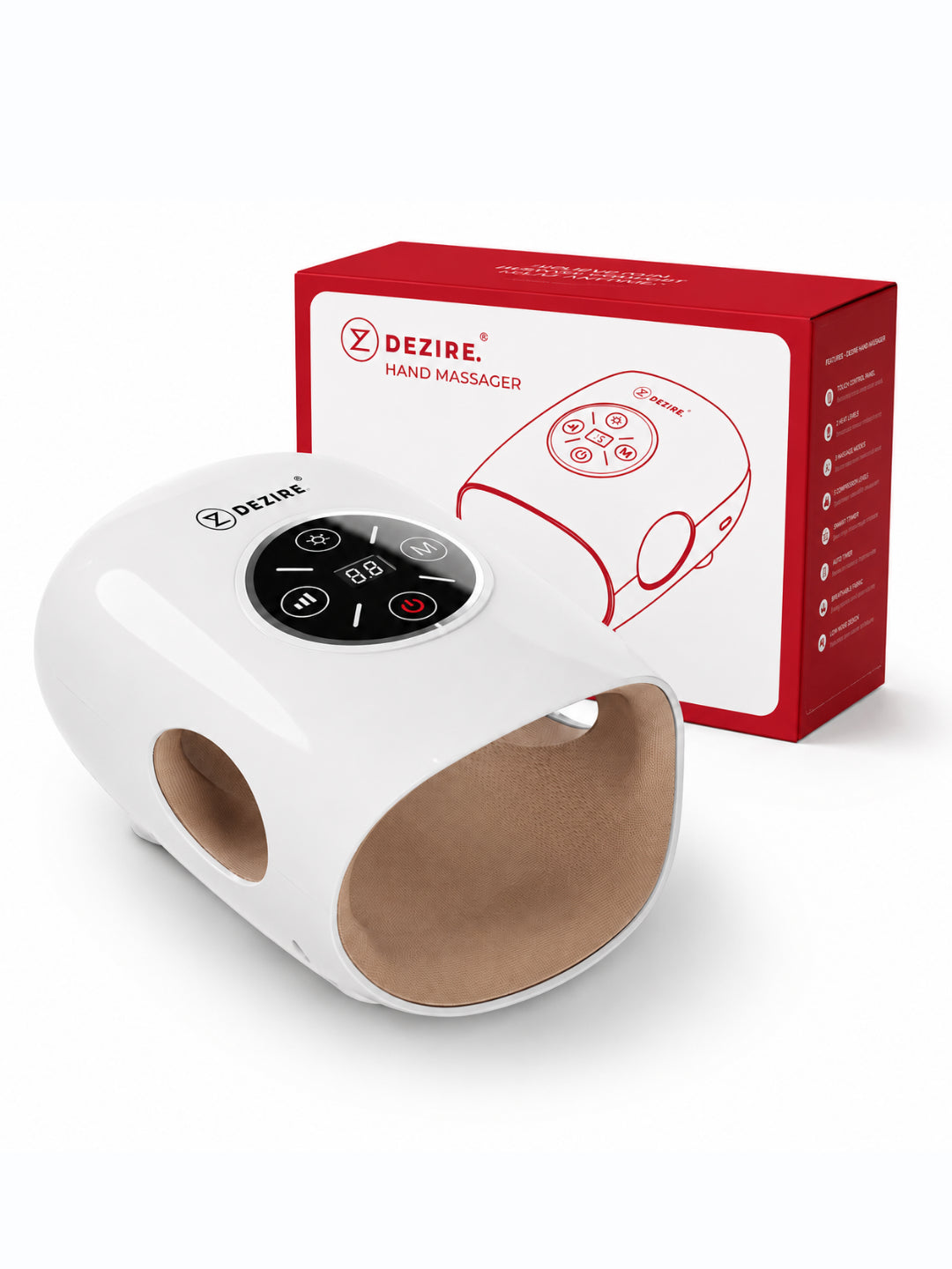 Dezire Hand Massager with Heat & Air Compression