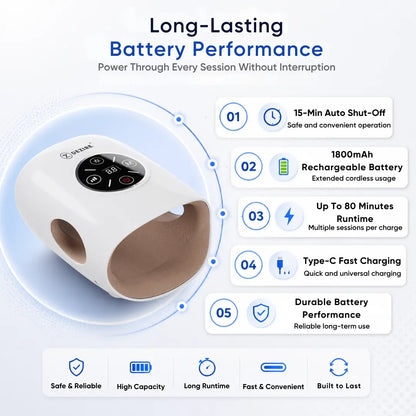 Dezire Hand Massager with Heat & Air Compression