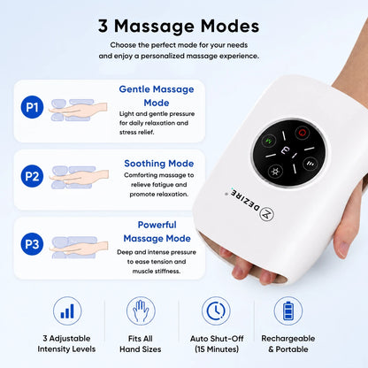 Dezire Hand Massager with Heat & Air Compression