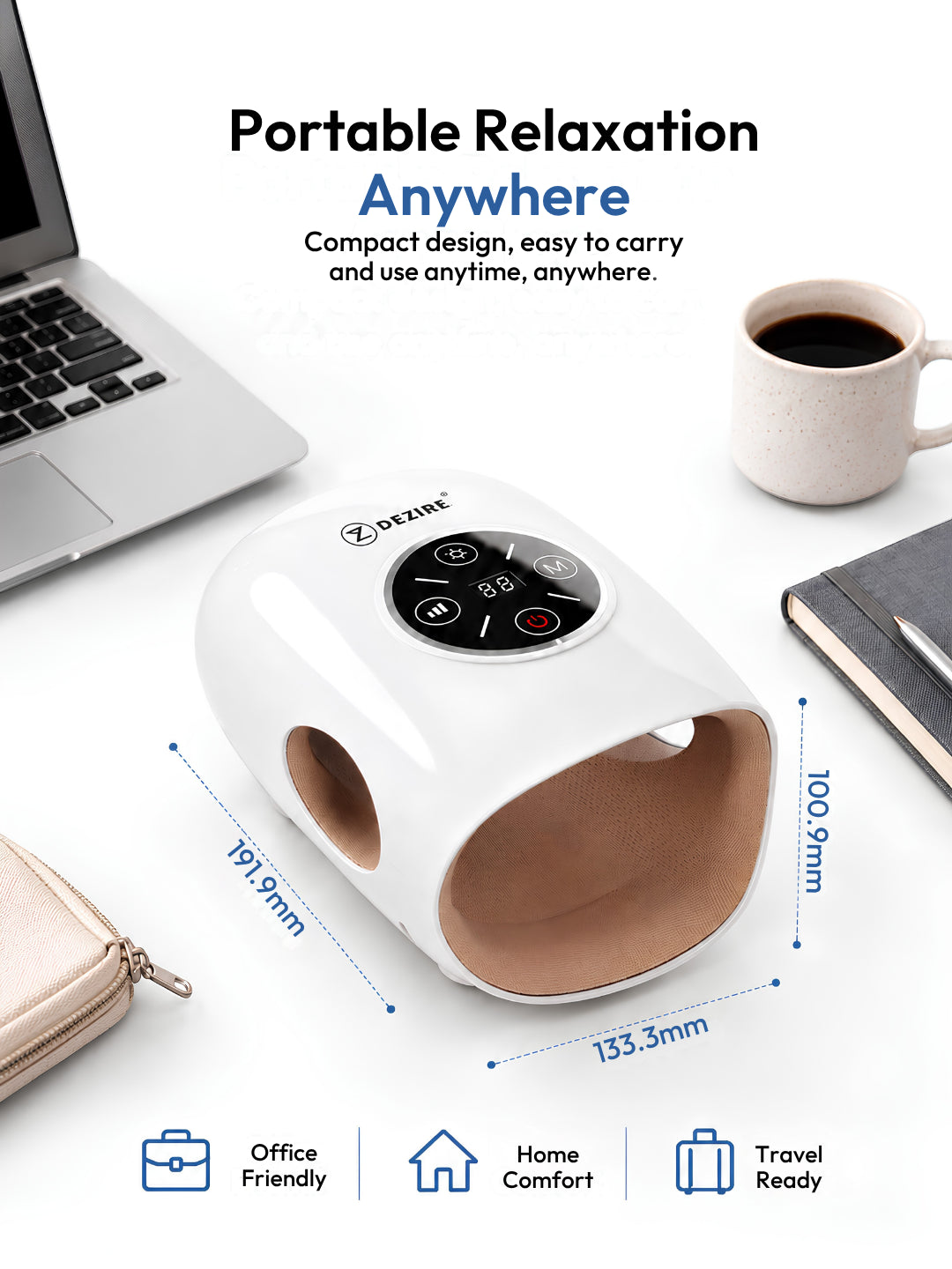 Dezire Hand Massager with Heat & Air Compression
