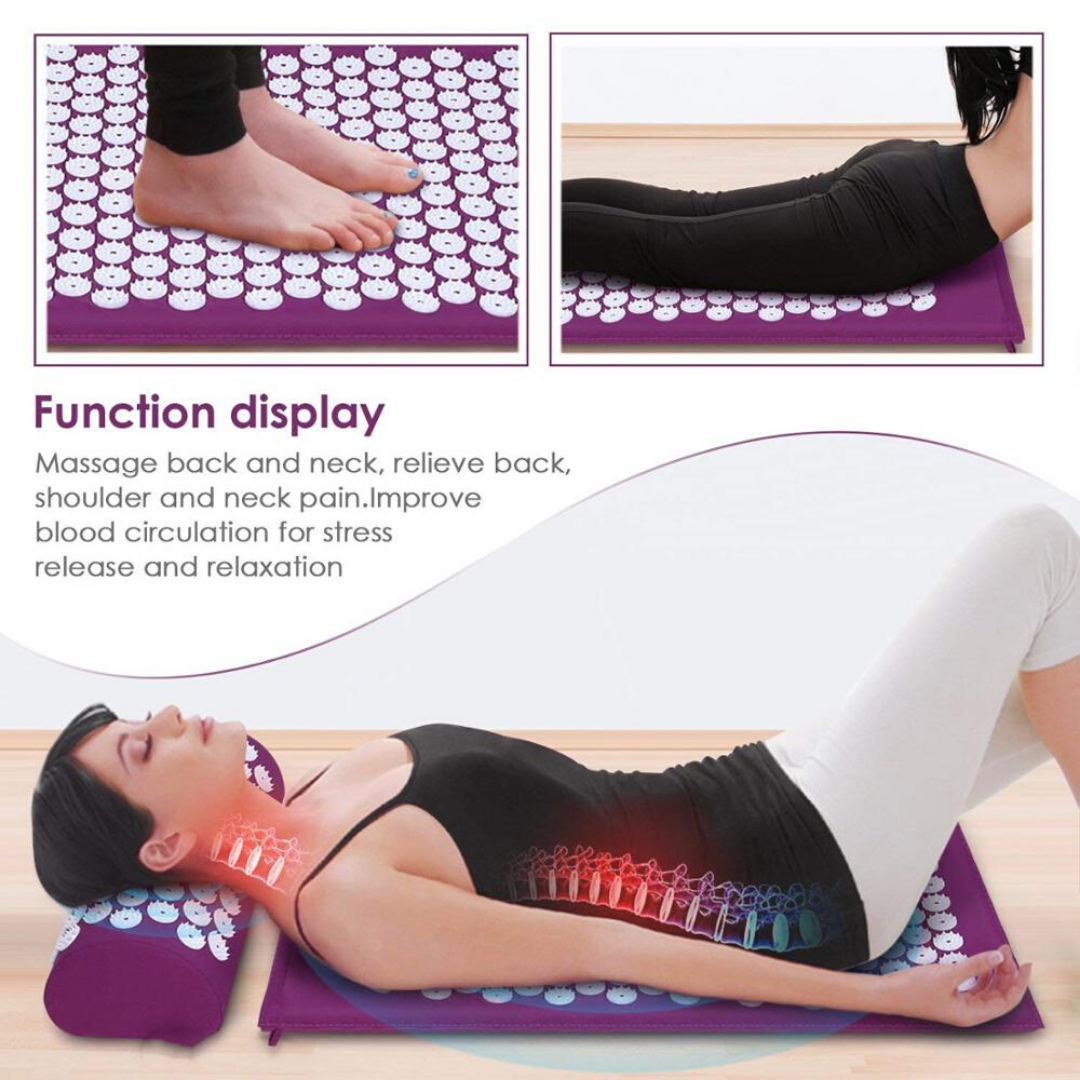 Flex Acupressure Mat | Pillow Combo